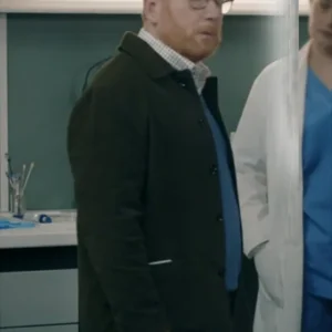 Shop Adrian Scarborough TV Series The Chelsea Detective S03 Max Arnold Green Jacket On Sale