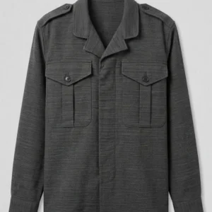 Shop Alexandria Riley TV Series Silo S03 Camille Sims Grey Cropped Jacket
