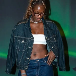 Shop Awa Fam Alaska Airlines Event 2026 Blue Denim Jacket