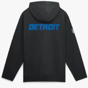 Shop Detroit Lions Nike 2026 Rivalries Sideline Anorak Black Half-Zip Jacket On Sale