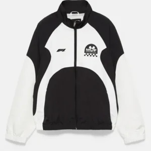 Shop Disney x F1 Black & White Lightweight Track Jacket On Sale