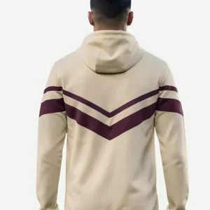Shop FC Barcelona 2026 27 Fourth Anthem Cream Zip-Up Jacket On Sale