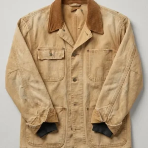 Shop Jessica Brown Findlay TV Series Silo S03 Charlotte Keene Tan Cotton Jacket