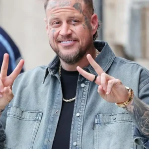 Shop Los Angeles 2026 Jelly Roll Blue Denim Jacket