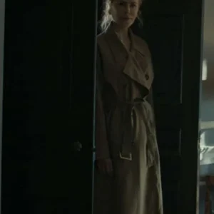 Shop Nicole Kidman TV Series Lioness Kaitlyn Meade Brown Trench Coat On Sale