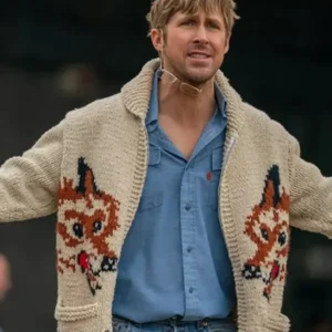Shop Ryan Gosling Project Hail Mary Ryland Grace Fox Cardigan On Sale