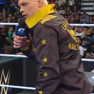 Shop Smackdown 2026 Cody Rhodes Windbreaker Black Jacket On Sale