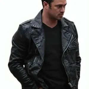 Shop Taylor Kinney Chicago Fire Kelly Severide Black Biker Leather Jacket