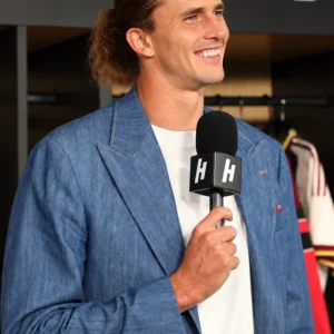Shop Team US Open 2026 Alexander Zverev Blue Blazer