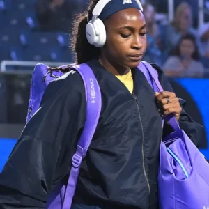 Shop Team US Open Event 2026 Coco Gauff Navy Blue Jacket