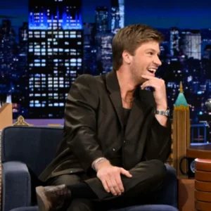 Shop The Tonight Show Starring Jimmy Fallon 2026 Robert Irwin Black Blazer Style Jacket On Sale