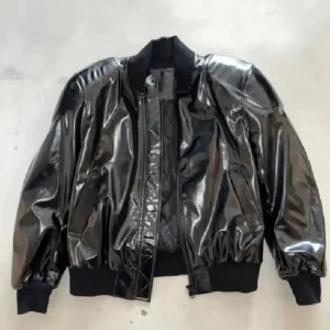 Shop Travis Scott Ye’s Second Homecoming Concert Black Leather Jacket On Sale