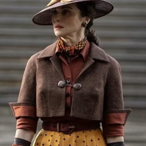 Shop Up Coming The Mummy 4 Rachel Weisz Brown Wool Jacket