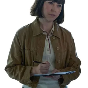 Shop Vanessa Emme TV Series The Chelsea Detective S04 Layla Walsh Brown Jacket