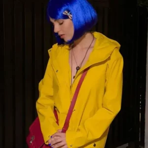 Shop Victoria Justice Coraline Yellow Halloween Raincoat