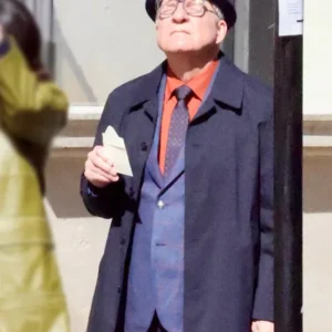 Steve Martin TV Series Only Murders in the Building S06 Charles Haden Savage Neavy Blue Coat Sale
