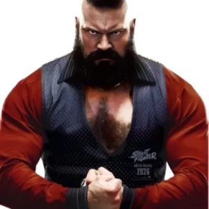 Street Fighter 2026 Zangief Black Vest