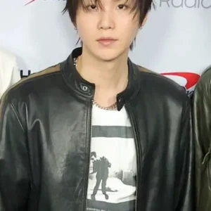 Suga Yoongi 2026 iHeartRadio Music Festival Leather Jacket