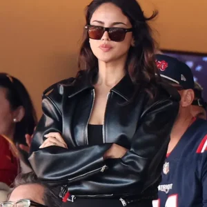 Super Bowl Eiza Gonzalez Leather Jacket