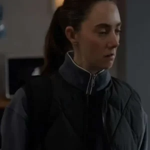 Tanya Reynolds TV Series Ted Lasso 2026 Alice Chilton Black Quilted Vest On Sale