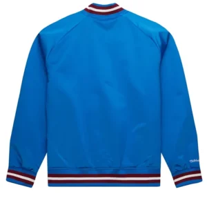 Team Colorado Avalanche Raglan Full snap Blue Jacket On Sale
