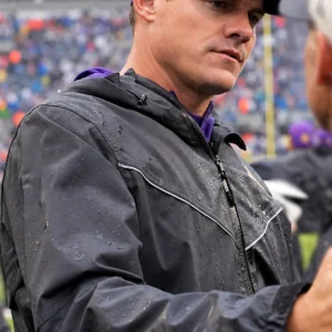 Team Minnesota Vikings Kevin O’Connell Black Jacket On Sale
