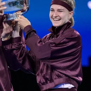 Team US Open 2026 Championship Karolína Muchova Burgundy Jacket
