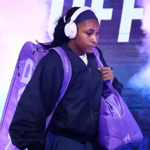 Team US Open Event 2026 Coco Gauff Navy Blue Jacket On Sale