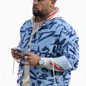 Ted Lasso S02 Isaac McAdoo Grafitti Print Jacket