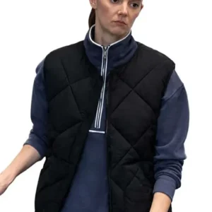 Ted Lasso S04 Alice Chilton Black Quilted Vest