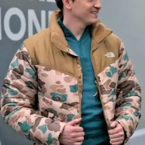 Ted Lasso S04 Billy Harris Camouflage Puffer Jacket