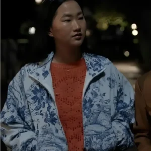 Ted Lasso S04 Christine Chun Floral Track Jacket