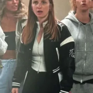 Ted Lasso S04 Lizzie Davis Black Varsity Jacket