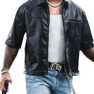 Tennessee 2026 Braelon Allen Black Leather Jacket On Sale