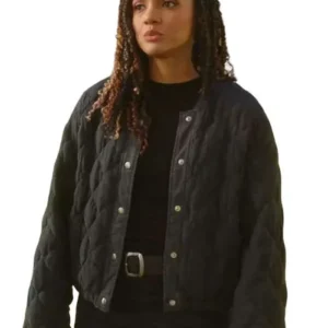 The Rookie S06 Nyla Harper Black Quilted Jacket