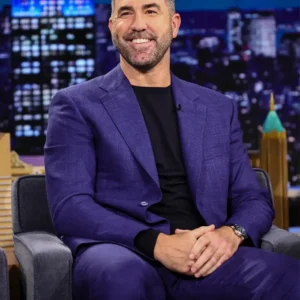 The Tonight Show Starring Jimmy Fallon Justin Verlander Blue Blazer On Sale