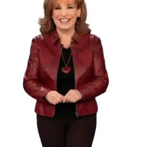 The View 2026 Joy Behar Red Leather Jacket