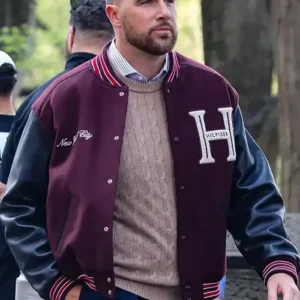Tommy Hilfiger Travis Kelce Mixed-Media Jacket