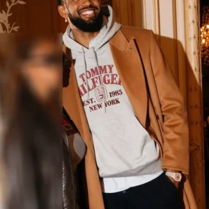 Tommy Hilfiger fashion show Karl-Anthony Towns Coat
