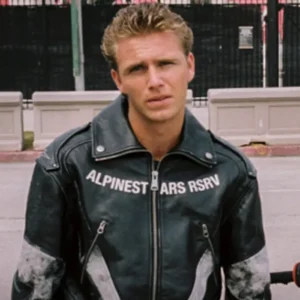 Trevor Stewart Alpinestars RSRV Black Leather Jacket