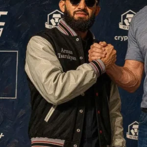 UFC 2026 Arman Tsarukyan 50 Clean Drug Test Varsity Jacket On Sale