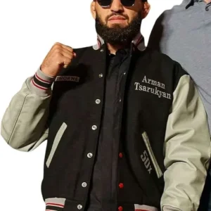 UFC 2026 Arman Tsarukyan Varsity Jacket