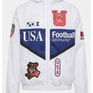 USA National Team White Anthem Jacket