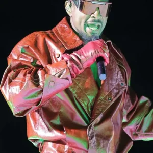 Usher R&B Tour 2026 Red Leather Jacket