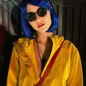 Victoria Justice Coraline Yellow Raincoat