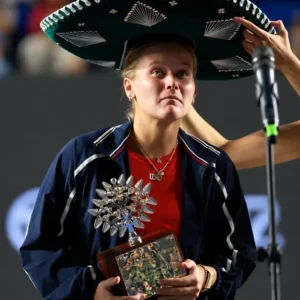 WTA 500 Guadalajara Peyton Stearns Neavy Blue Jacket On Sale