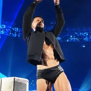 WWE SmackDown 2026 Finn Bálor Black Wool Jacket On Sale