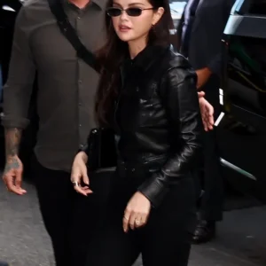 Webster Hall NYC 2026 Selena Gomez Black Leather Jacket On Sale