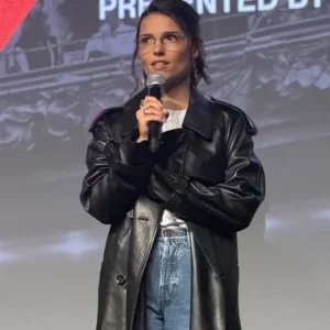 World Premiere Inde Navarrette Leather Coat