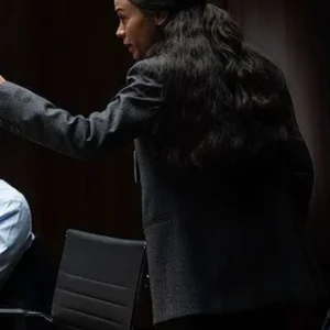 Zoe Saldana Lioness Grey Blazer